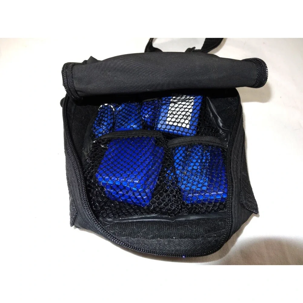 Intec Nintendo Game Boy Advance Black Carrying Case Travel Bag With Accessories‎